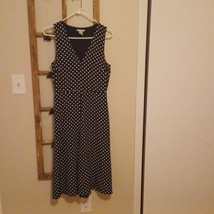 Polka Vintage Style Dress, Silk